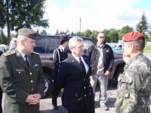 Predseda Vojenskho vboru NATO na nvteve ڊZV Le